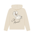 Oat Printed Hoody Back