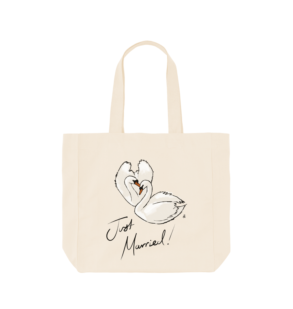 Natural Printed Bag Front