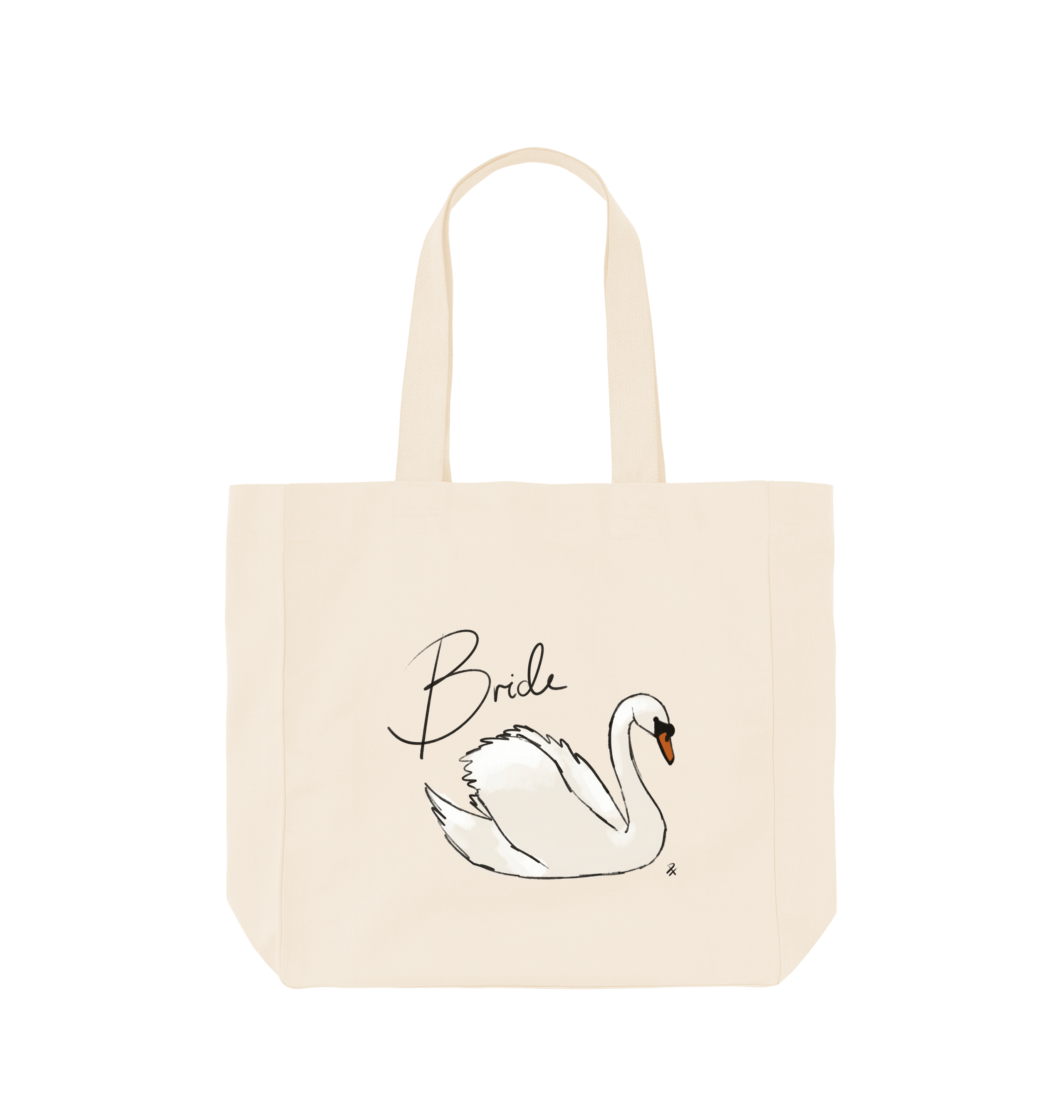 Natural Printed Bag Front