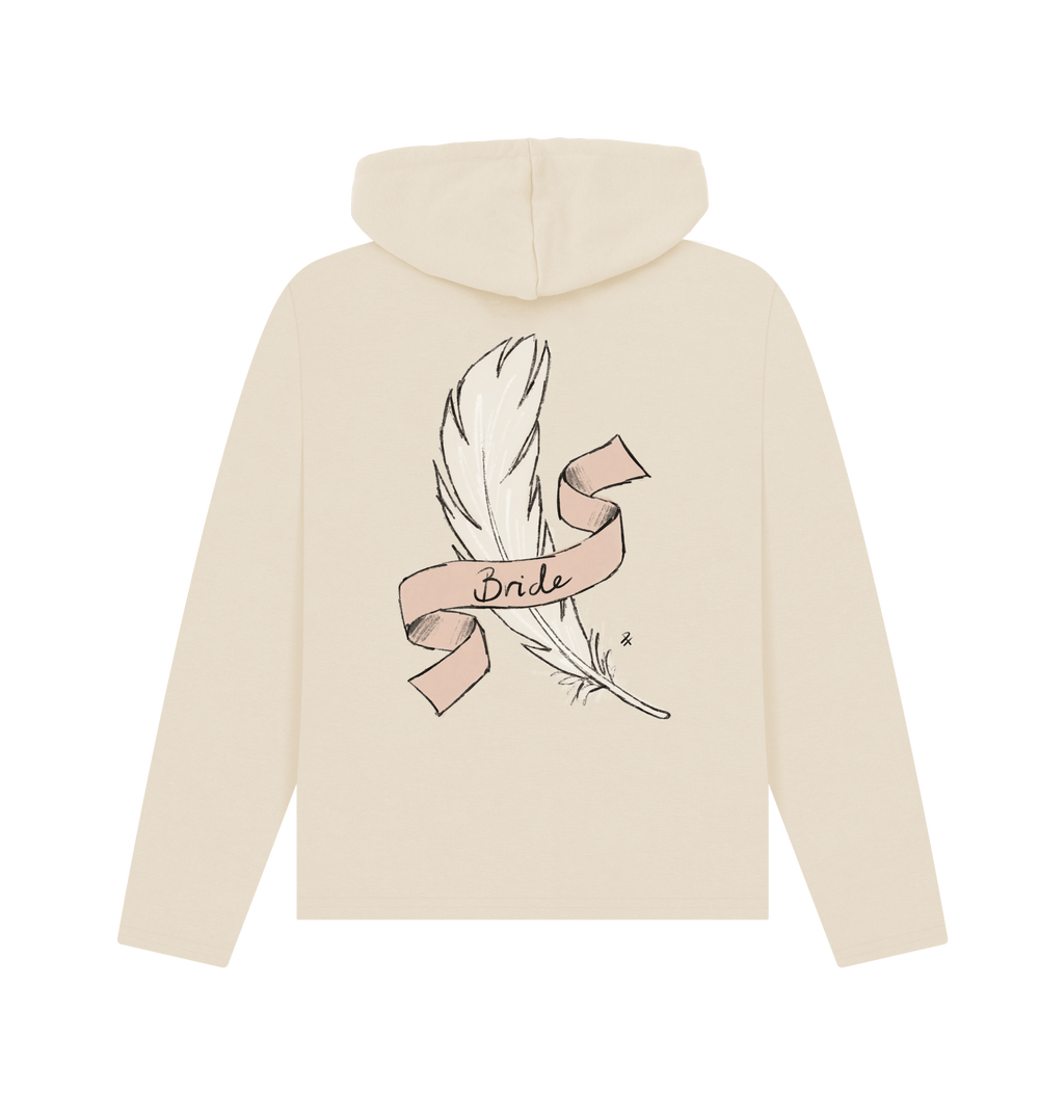 Oat Printed Hoody Back
