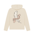 Oat Printed Hoody Back