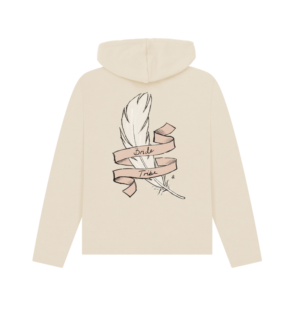 Oat Printed Hoody Back