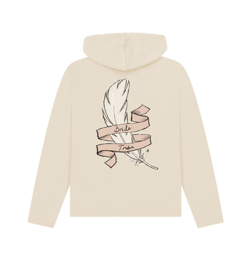 Oat Printed Hoody Back
