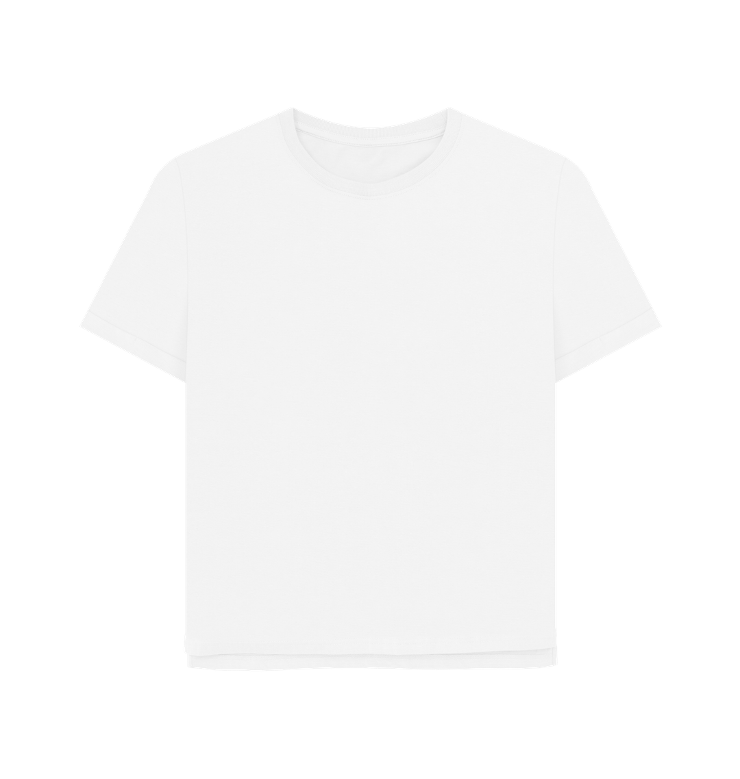 White Printed T-shirt Front