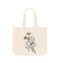 Natural Printed Bag Front
