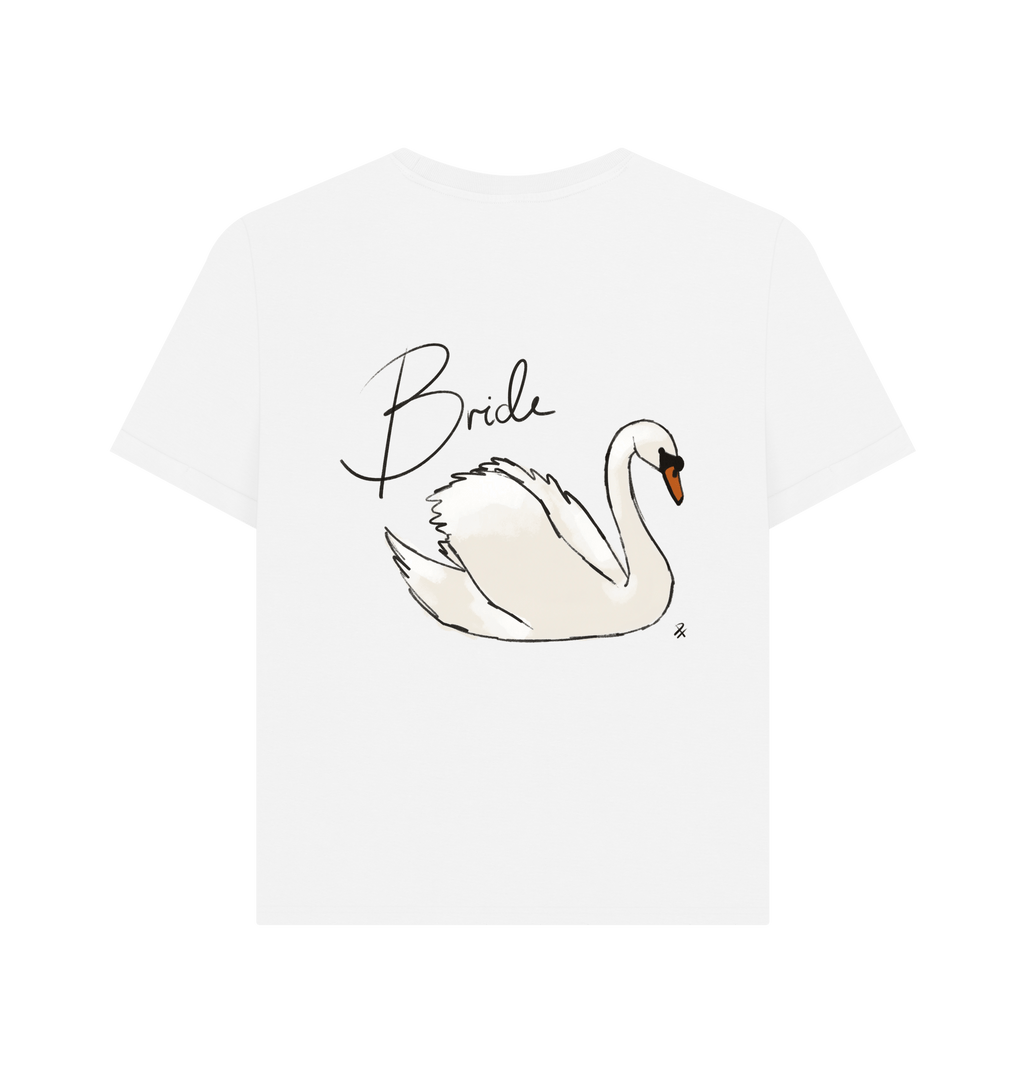 White Printed T-shirt Back