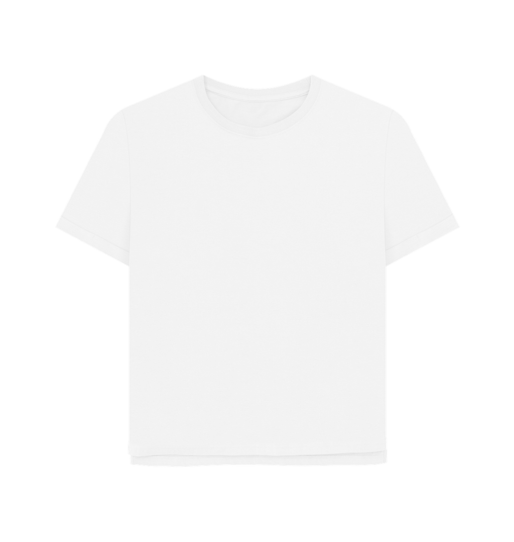 White Printed T-shirt Front