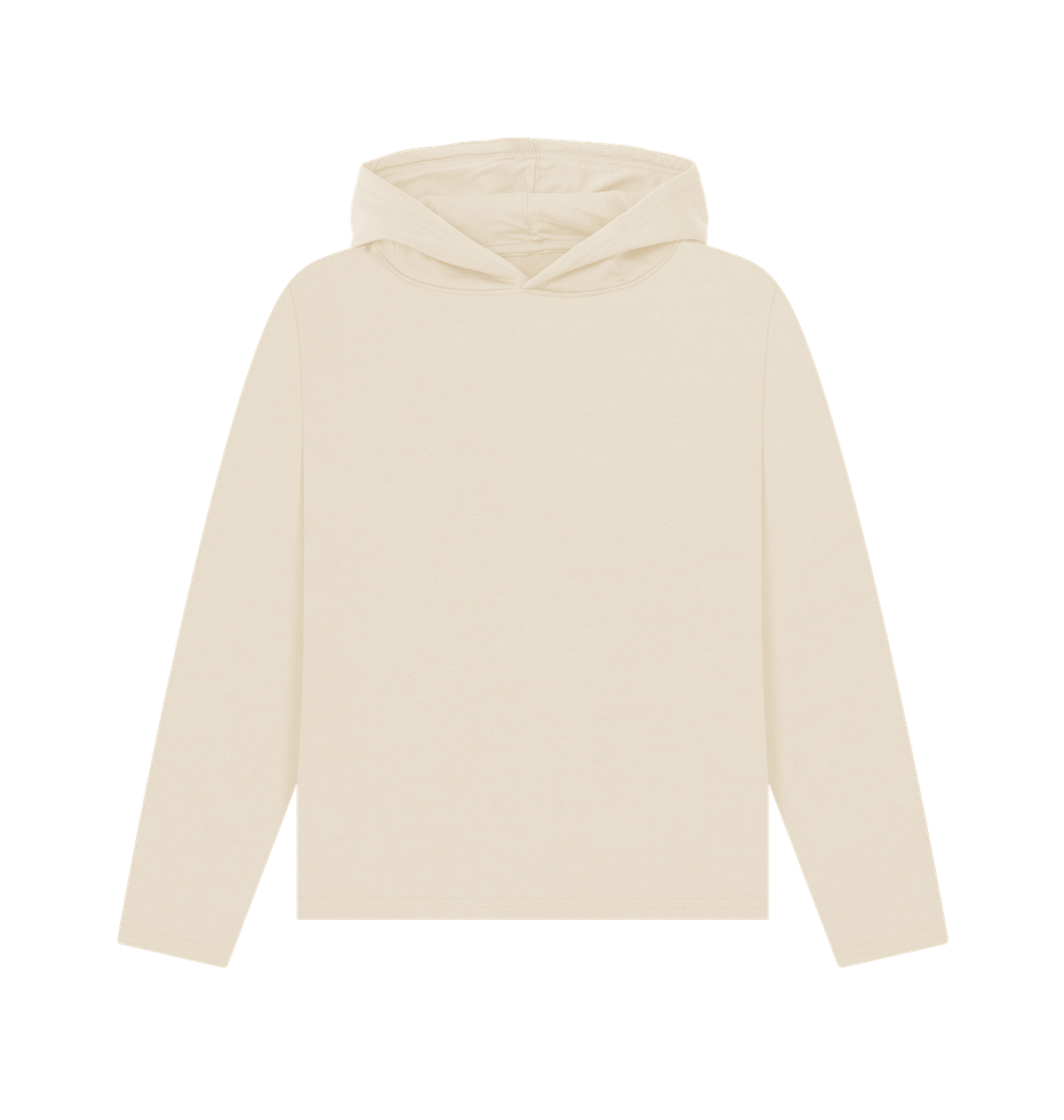 Oat Printed Hoody Front