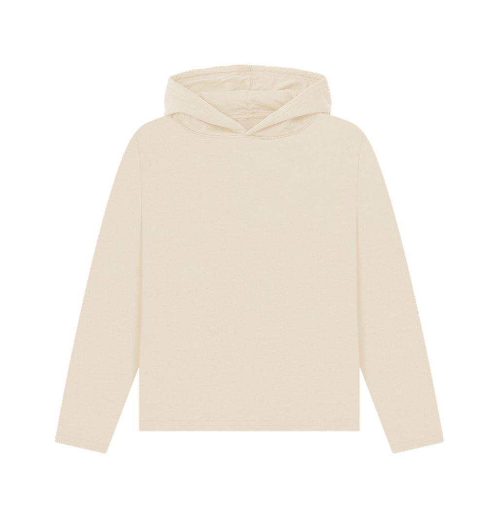 Oat Printed Hoody Front